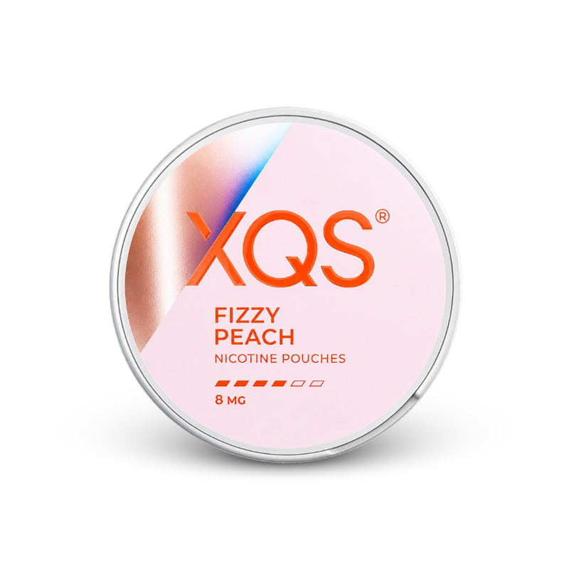 XQS Fizzy Peach Slim Strong – cutie de saci de nicotină