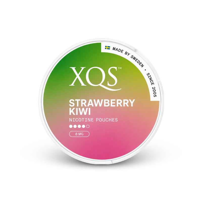XQS Strawberry Kiwi Strong – cutie de pernuțe de nicotină