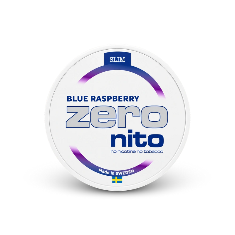 Zeronito Blue Raspberry Slim – cutie de pungi cu nicotină