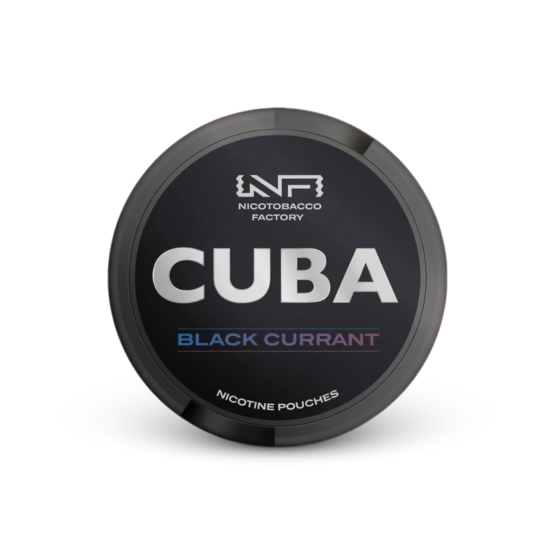 Cuba Black Black Currant – cutie de pungute de nicotină