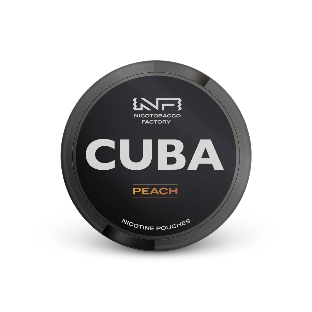 Cuba Black Peach – cutie de pernuțe cu nicotină