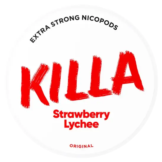 KILLA Strawberry Lychee – cutie de pungute cu nicotină