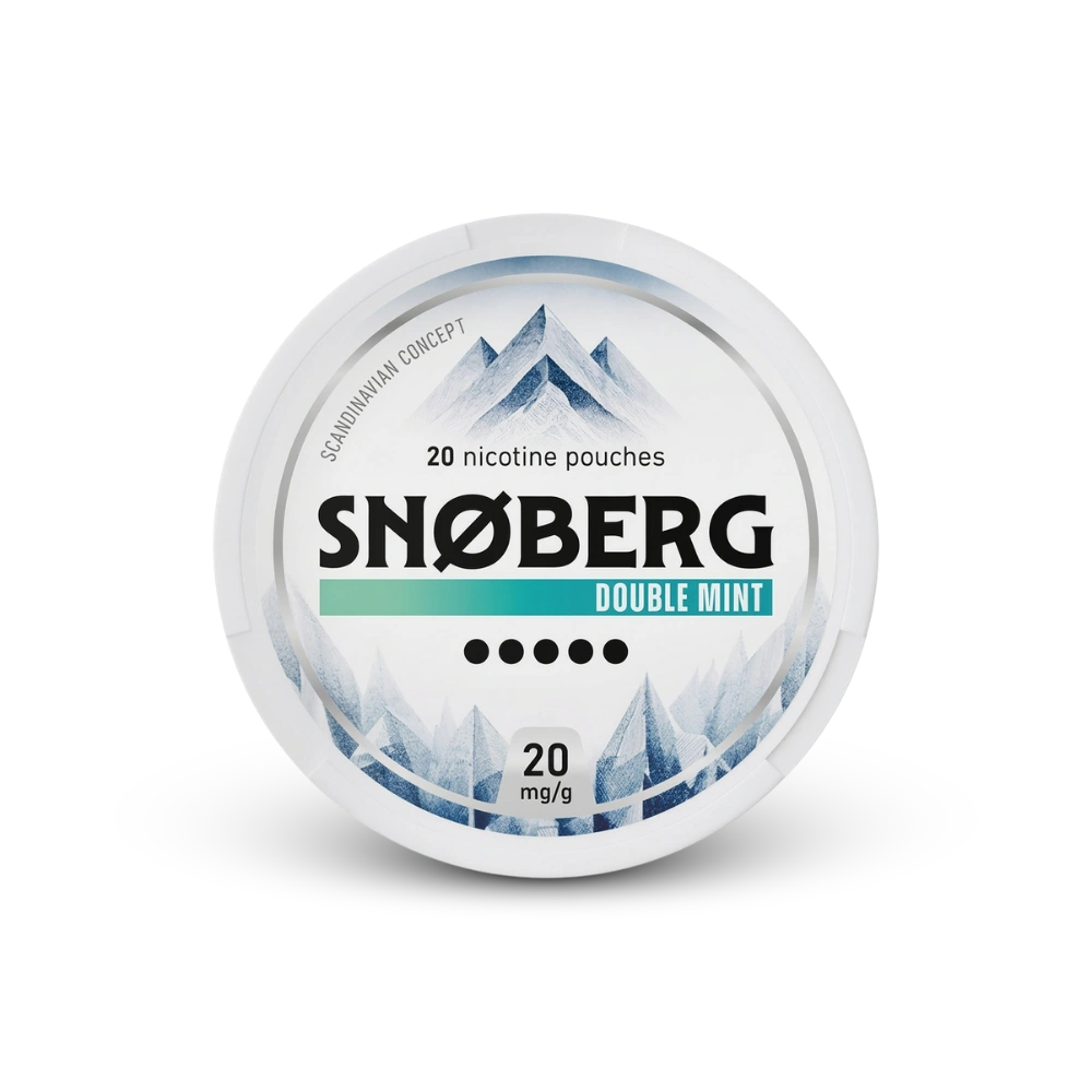 SNOBERG Double Mint 13mg – cutie de saci de nicotină