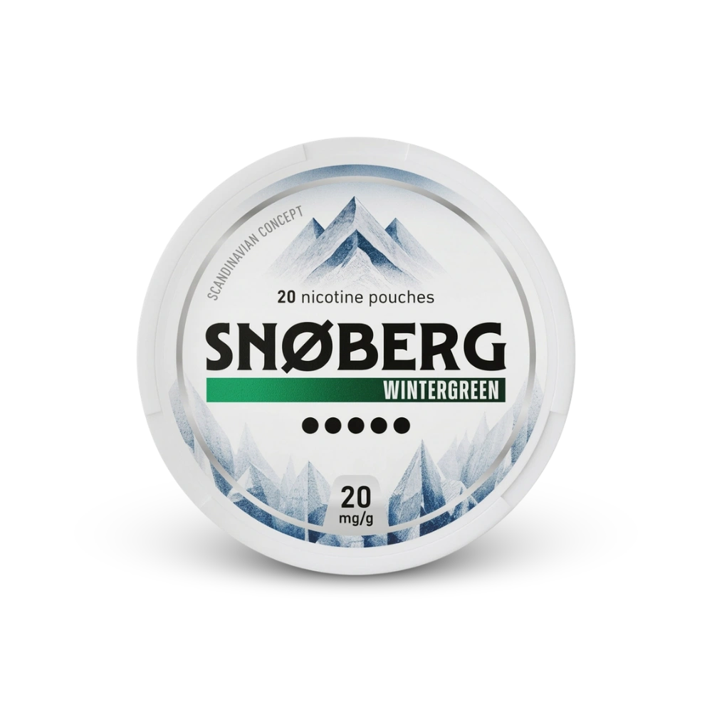 SNOBERG WinterGreen 13mg – cutie de pernuțe de nicotină