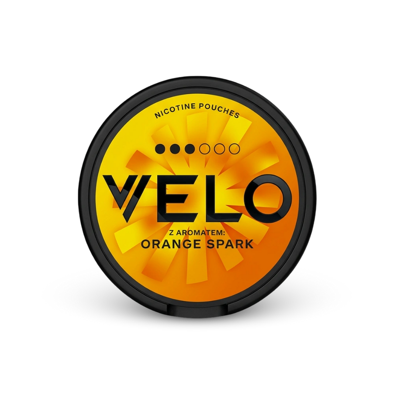 VELO Orange Spark – cutie de pungi cu nicotină