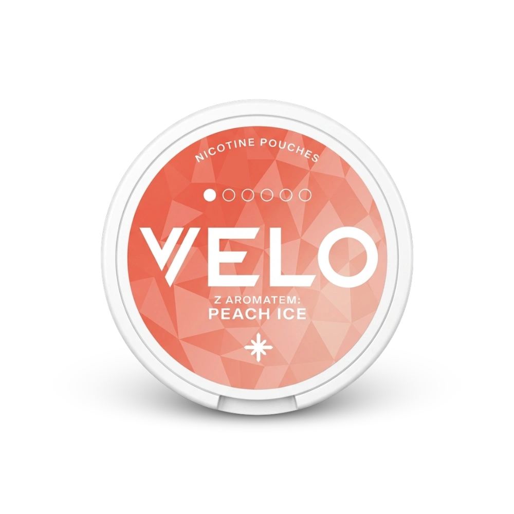 VELO Peach Ice – cutie de pungi de nicotină