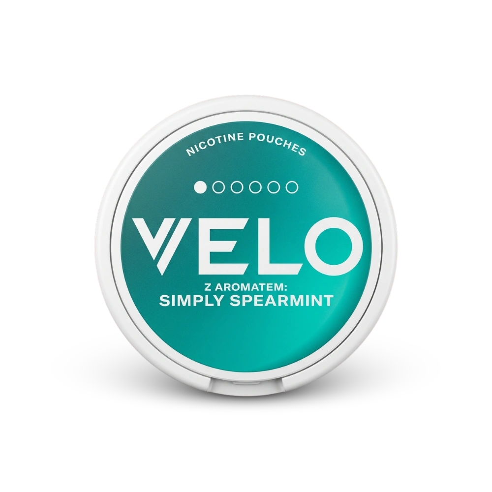 VELO Simply Spearmint – cutie de pernuțe de nicotină