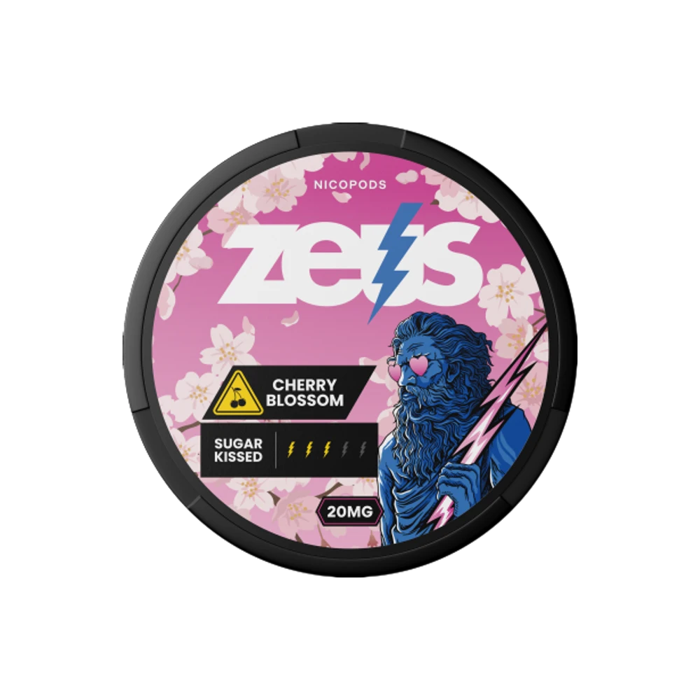 Zeus Cherry Blossom 20mg Doză Verso – Aromă de Floare de Cireș, Puternic, 20 Plicuri/Doză