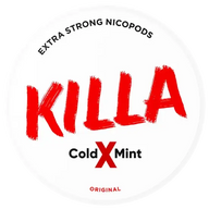 KILLA Cold X Mint – cutie de pungute cu nicotină