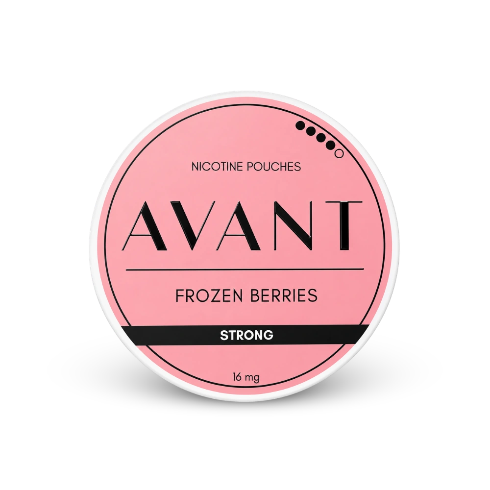 Avant Frozen Berries Strong – nicotine pouch can