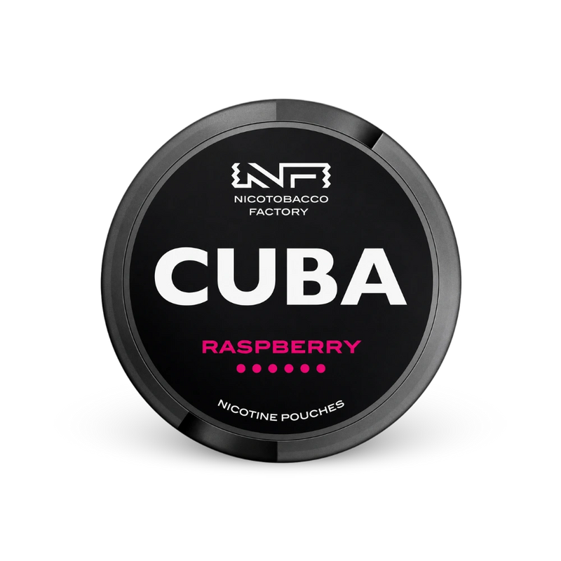 CUBA Black Raspberry – cutie de pungi cu nicotină