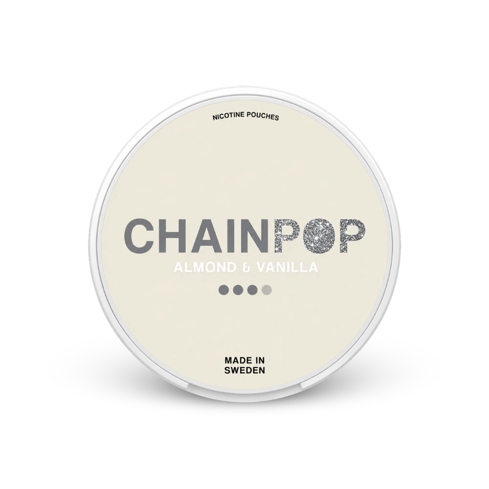 Chainpop Almond & Vanilla – cutie de plicuri de nicotină