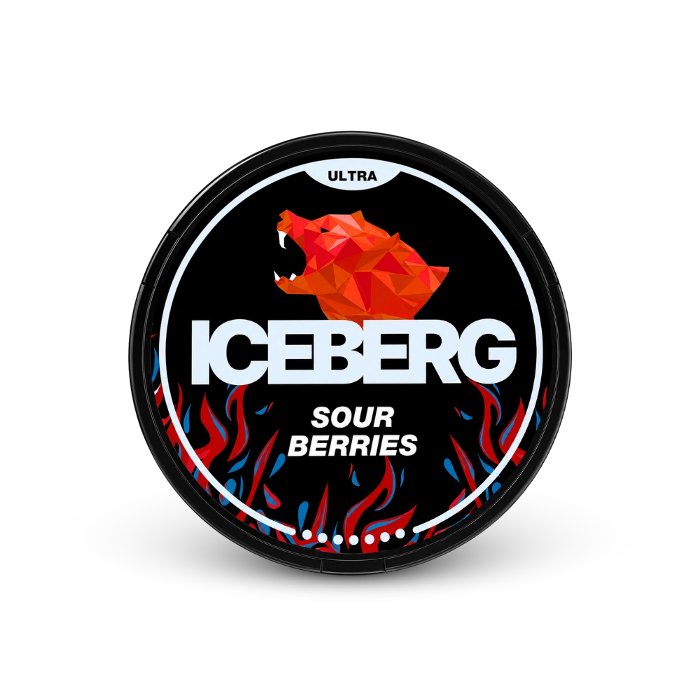 ICEBERG Sour Berries Ultra 70mg – cutie de pungute de nicotină