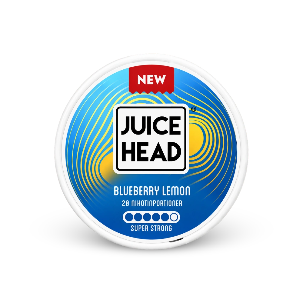Juice Head Blueberry Lemon Super Strong – cutie de pochete de nicotină