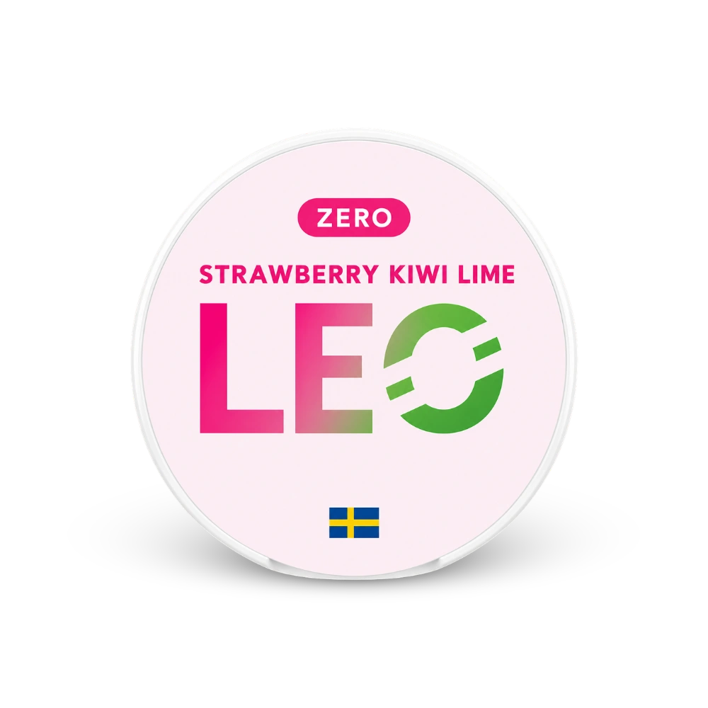 LEO Strawberry Kiwi Lime Zero – cutie de nicotine pouches