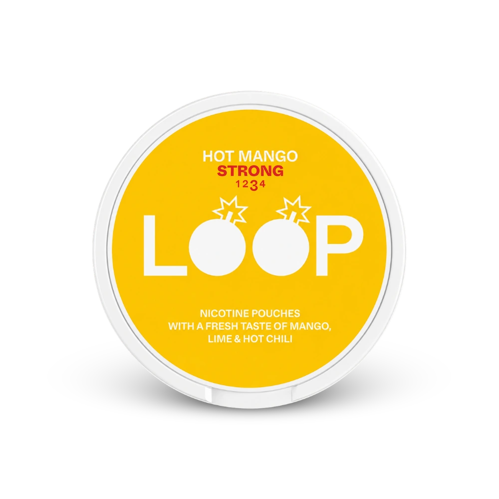 LOOP Hot Mango Strong – cutie de pernuțe de nicotină