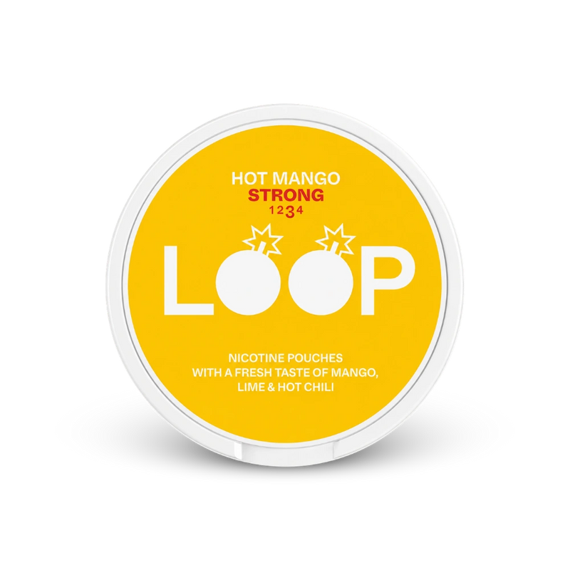 LOOP Hot Mango Strong – cutie de pernuțe de nicotină