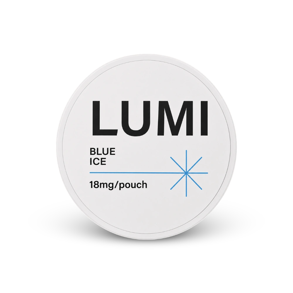 LUMI Blue Ice 18mg – cutie de pouches cu nicotină
