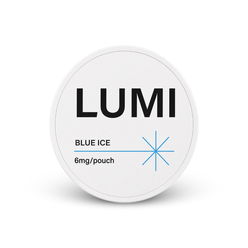 LUMI Blue Ice 6mg – cutie de pungute cu nicotină