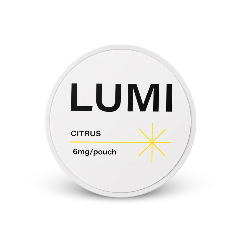 LUMI Citrus 6mg – cutie de pernițe de nicotină