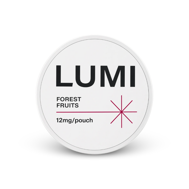 LUMI Forest Fruits 12mg – cutie de pernițe de nicotină