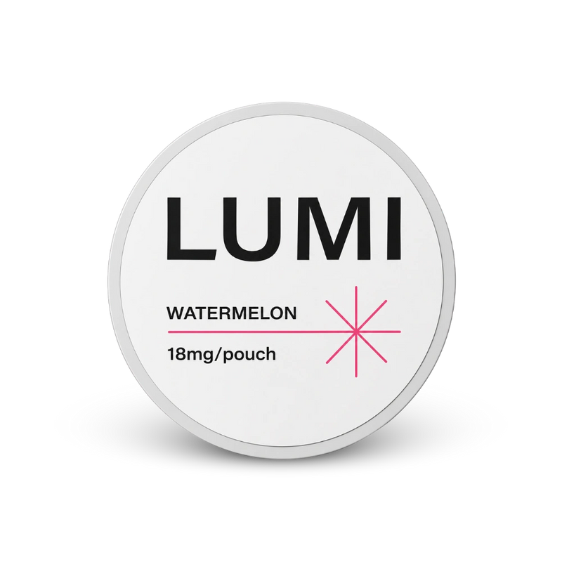 LUMI Watermelon 18mg – cutie de pernițe de nicotină