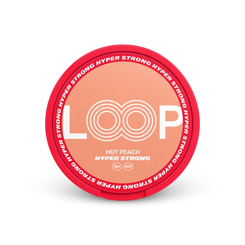 Loop Hot Peach Hyper Strong – cutie de pernuțe cu nicotină
