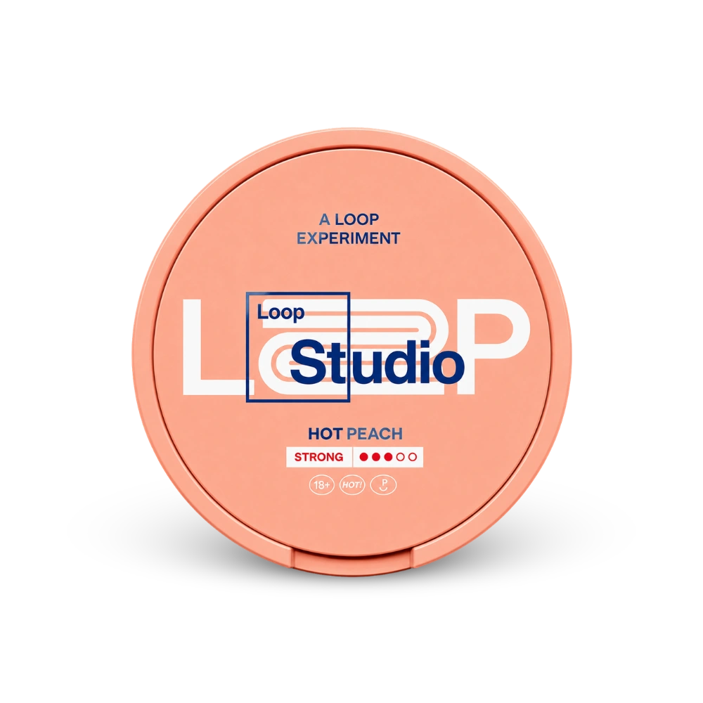 Loop Hot Peach Strong – cutie de pungute de nicotină