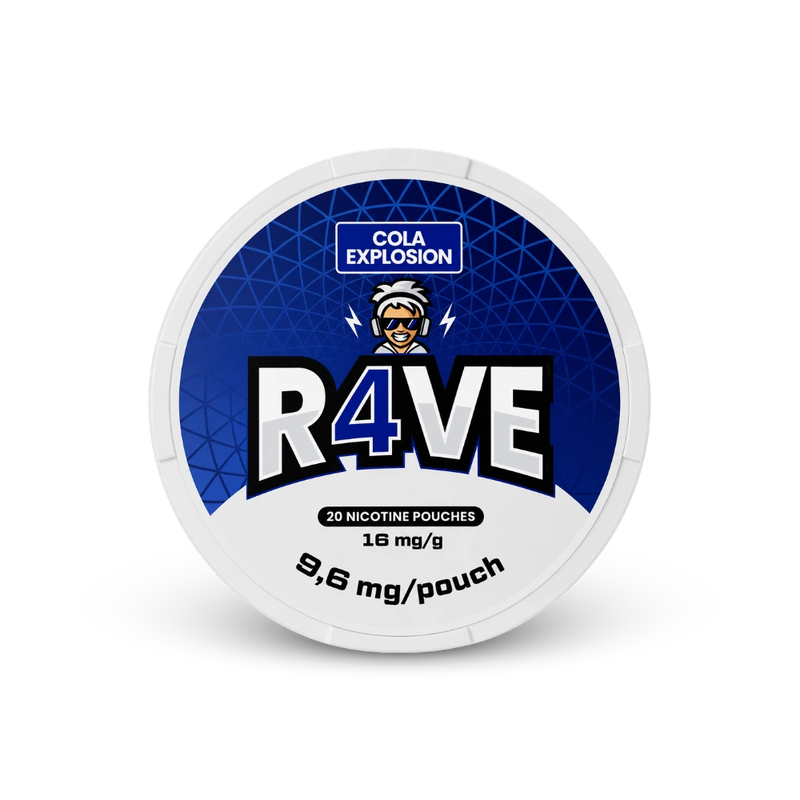 RAVE Cola Explosion 16mg – cutie de nicotine pouches