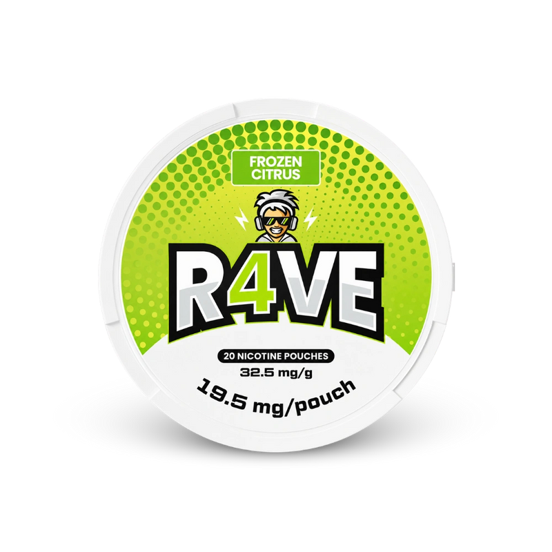 RAVE Frozen Citrus 32.5mg – cutie de perne de nicotină