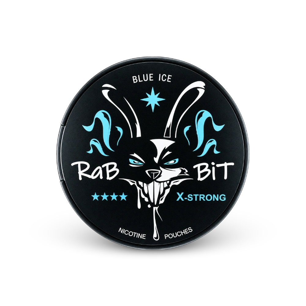 RaBBiT Blue Ice X-Strong – cutie de poșete de nicotină