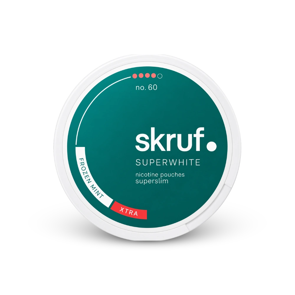 SKRUF Frozen Mint Superslim S4 – cutie de pernuțe cu nicotină