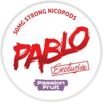 PABLO Exclusive Passion Fruit Strong – cutie de pungute de nicotină