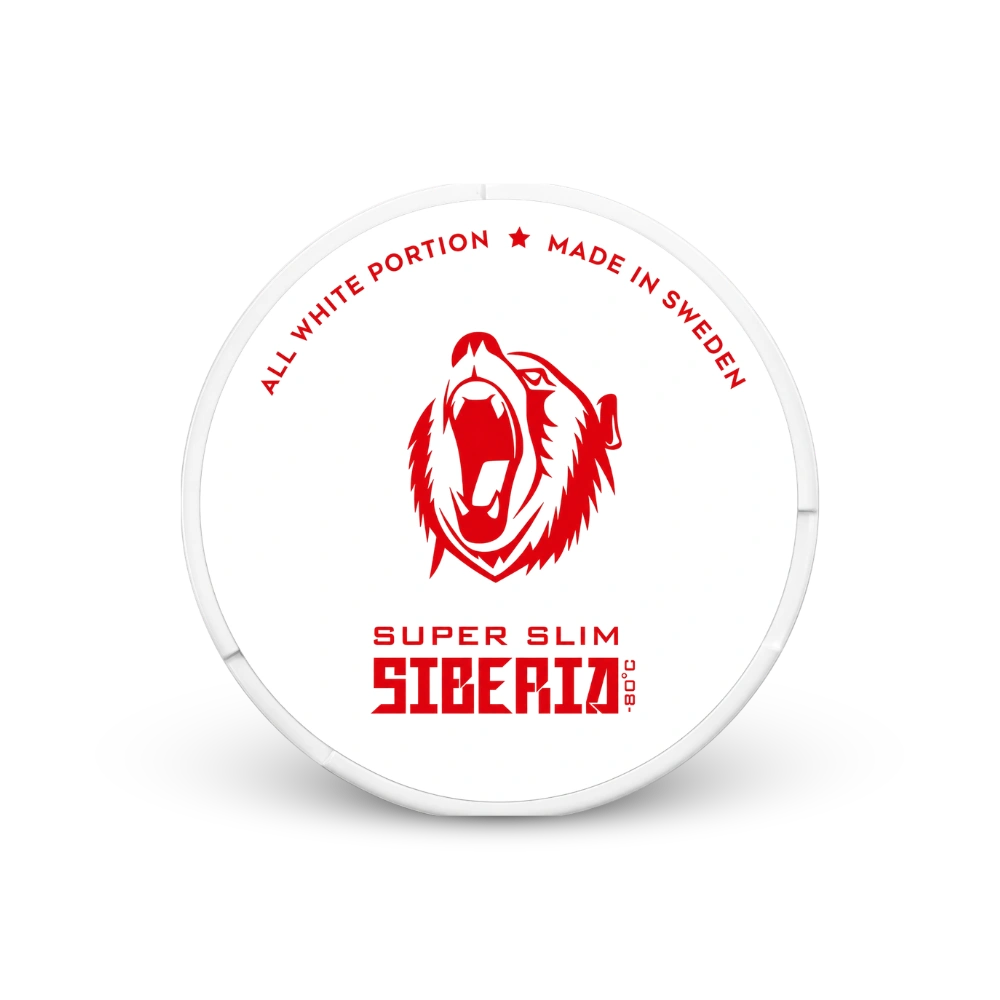 Siberia Super Slim – cutie de pernuțe cu nicotină