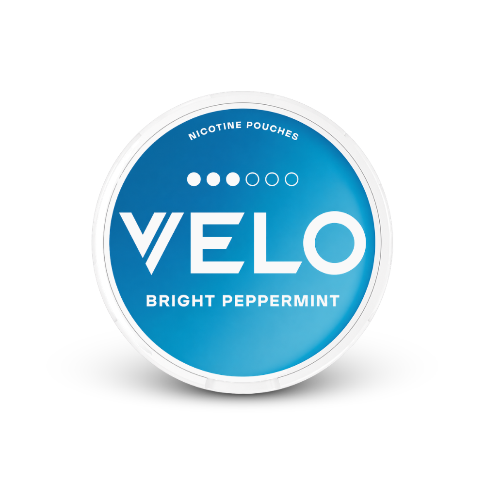 VELO Bright Peppermint – cutie de pugi de nicotină