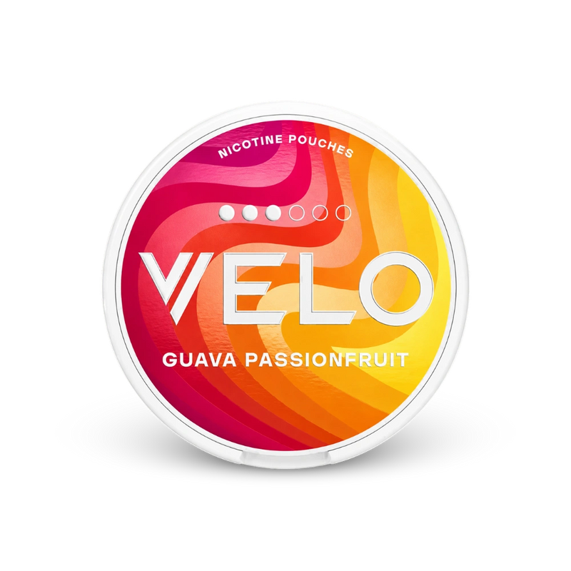 VELO Guava Passionfruit Slim – cutie cu pliculețe de nicotină