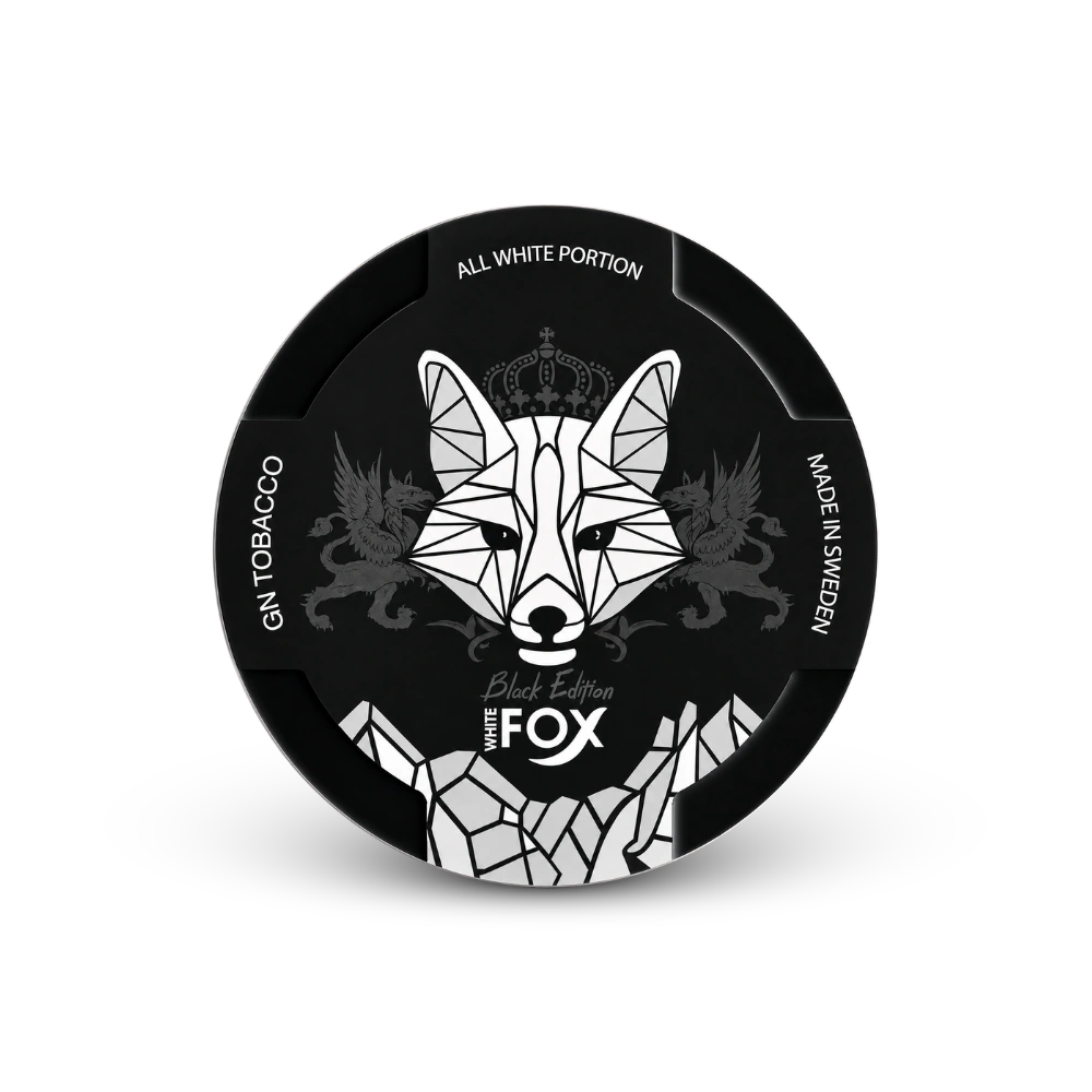 White Fox Black Edition – cutie de pungute de nicotină