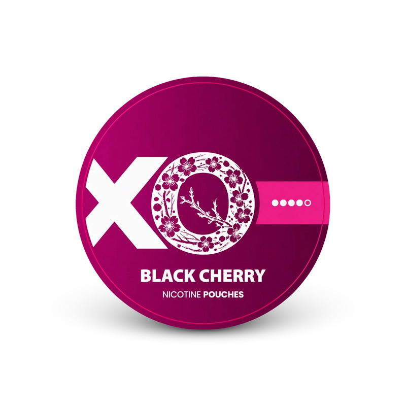 XO Black Cherry – cutie de pernuțe cu nicotină