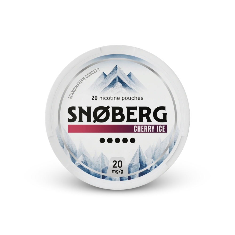 SNOBERG Cherry Ice 13mg – cutie de pungute cu nicotină