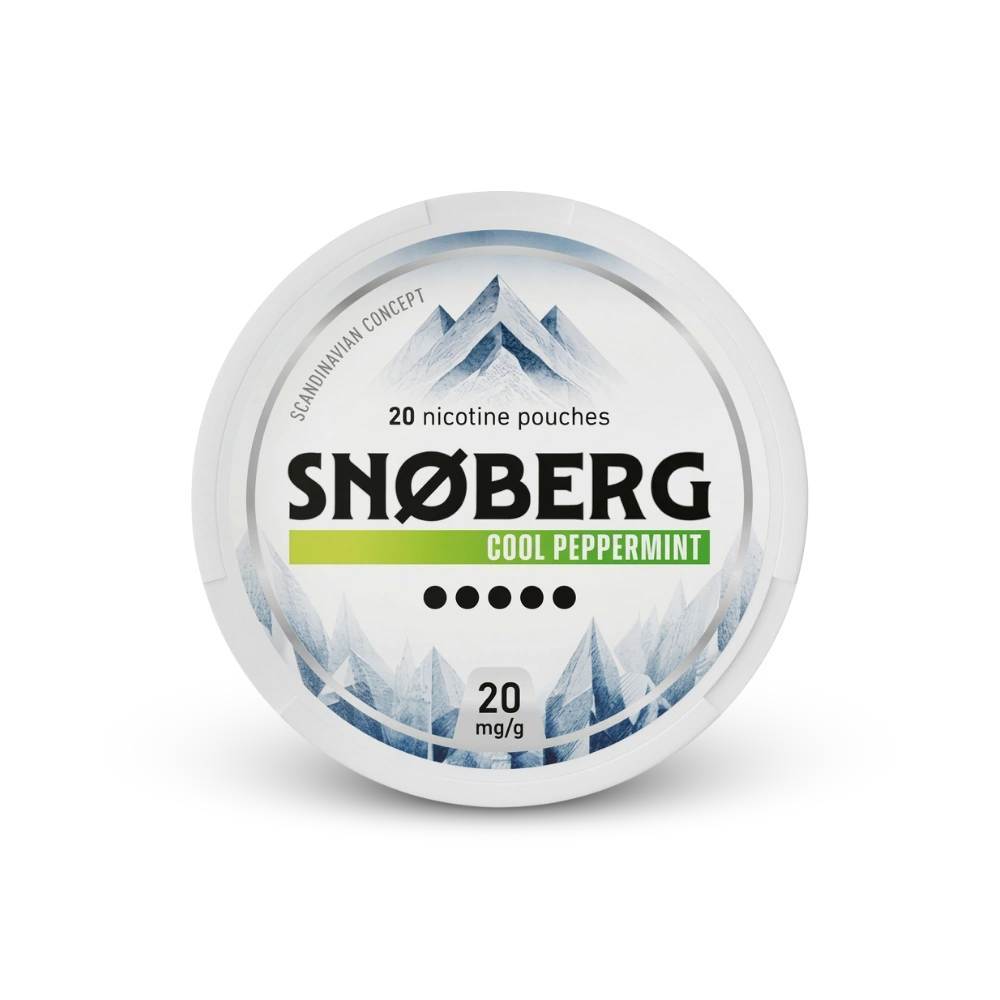 SNOBERG Cool Peppermint 13mg – cutie de pungute de nicotină