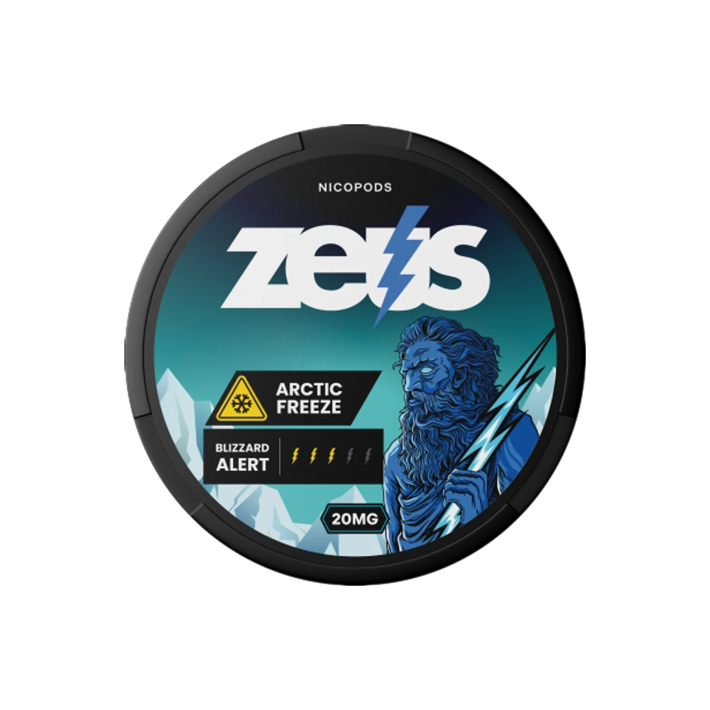 Zeus Arctic Freeze 20mg – Aroma Mentol, Intens, 20 Plicuri/Doză
